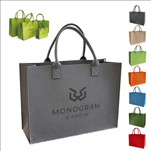 Travel Study Shopping Gifts Large Reusable Felt Tote Bag